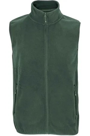 Sols Uniseks Microfleece gerecyclede bodywarmer voor volwassenen (Bosgroen)