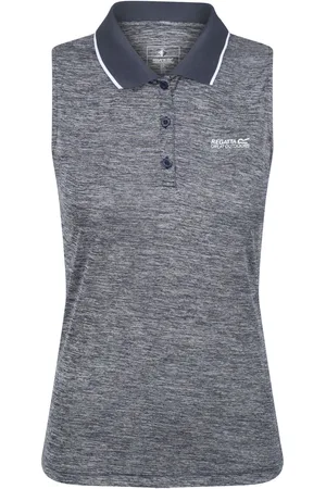 Regatta Dames/Dames Tima II Mouwloos Poloshirt (Marine)