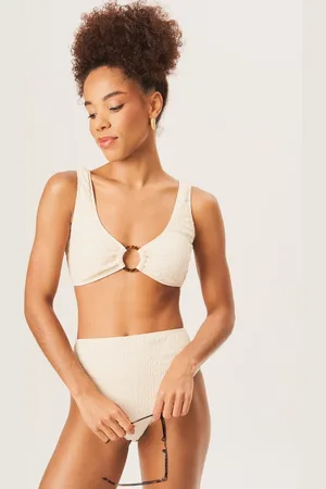 Gini London Bikinitopje met getextureerd ringdetail