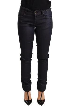 ERMANNO SCERVINO Skinny Broek Van Donker Katoen