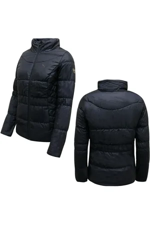 PUMA Essential Vrouwen Navy Gewatteerd Jasje