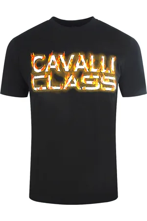 Roberto Cavalli Flaming Logo T-shirt