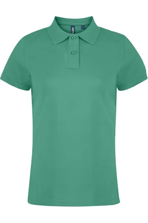 Asquith Dames/dames Poloshirt met korte mouwen en effen mouwen (Kelly)