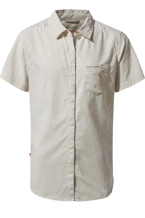 Craghoppers Dames/dames NosiLife Vanna Korte Mouwen Shirt (Zeezoutafdruk)