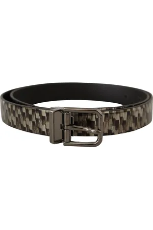 Dolce & Gabbana Opvallende Riem Van Visgraatleer
