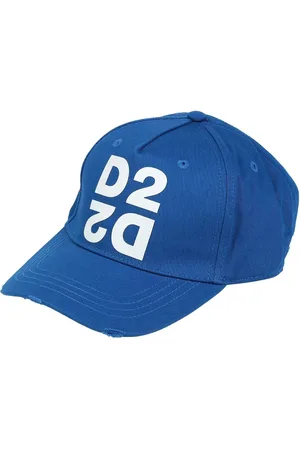 Dsquared2 D2 gespiegeld logo blauwe pet