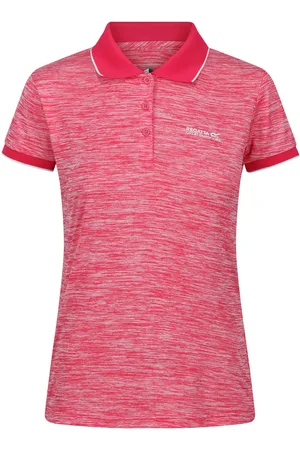 Regatta Dames/dames Remex II Polo Hals T-Shirt (Pioenroos)