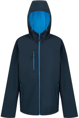 Regatta Heren Navigate 2 Layer Soft Shell Jas (Marine / Frans Blauw)