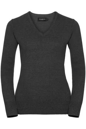 Russell Athletic Russell Collection Dames/Dames Marl V Hals Sweatshirt