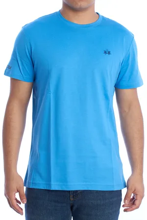 La Martina Heren Regular Fit T-shirt met korte mouwen XMR010-JS206