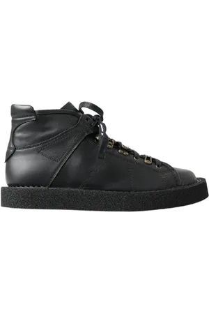 Dolce & Gabbana Leren Instaplaarzen Met Stretch