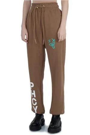 PHARMACY INDUSTRY Relaxte Katoenen Broek Met Logoprint