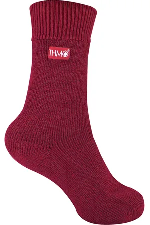 THMO Thermisch gevoerde kindersokken voor de winter - Fuchsia