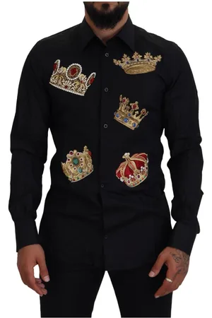 Dolce & Gabbana Gold Crown Slim Fit Overhemd