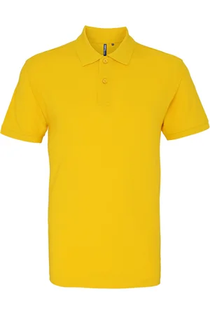 Asquith Heren Poloshirt met korte mouwen (Zonnebloem)