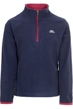 Trespass Kinderen/meisjes Sybil Micro Fleece (Marine / Framboos)