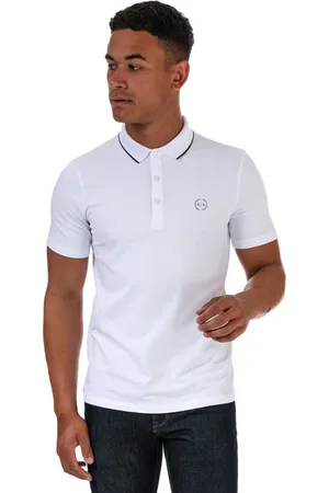 Armani Exchange Poloshirt met opvallende contrasterende boord