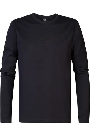 Petrol Industries Heren Logo T-shirt Lange Mouwen Anderson