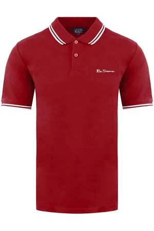 Ben Sherman Tweeling Gestipt Heren Poloshirt