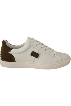 Dolce & Gabbana Suede Leren Lage Sneakers