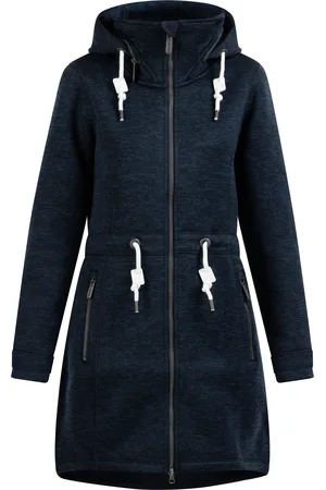 Icebound Gebreide fleece jas Dames marine gem