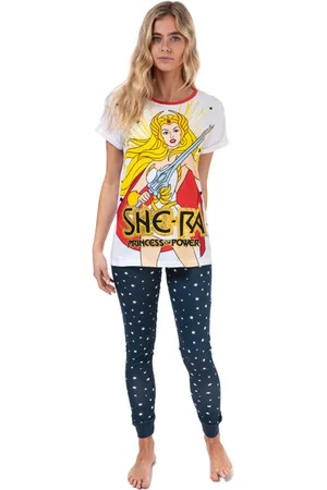 Mattel Wit-marineblauwe She-Ra-pyjama voor dames