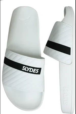 Slydes Varsity Slide Heren Slip On Flip Flop Sliders Sandalen SS20 M Zwart