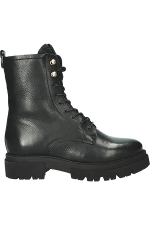 Blackstone UL85 BLACK - LEATHER BOOT - FUR