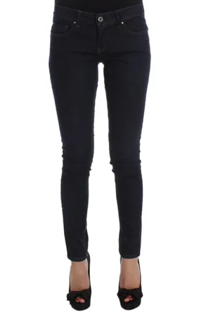 Costume National Authentieke Slim Fit Jeans Van Katoenmix
