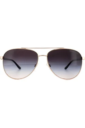Michael Kors Aviator Womens Rose Gold Brown Gradient zonnebril