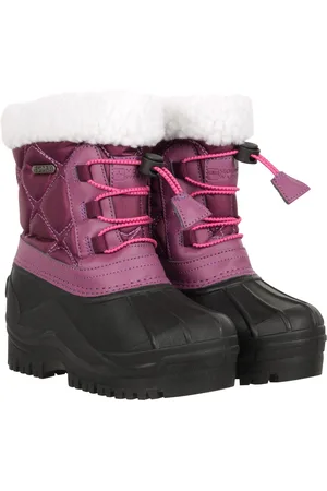 Mountain Warehouse Kinderen/Kinderen Arctic Adaptive Waterdichte Sneeuwlaarzen (Donkerpaars)