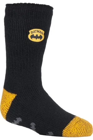 Heat Holders Karakter thermo pantoffelsokken voor kinderen - Batman