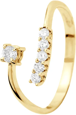 Diadema Sieraden ring Diamonds 0,15 Cts Yellow Gold