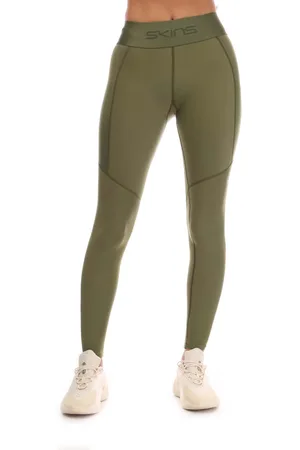 Skins Dames Series-3 Thermische Lange Panty in Khaki