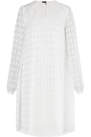 Dreimaster Midi-jurk met glitters Dames wolwit