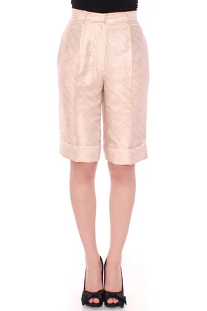 Zeyneptosum Brokaat Boven De Knie Shorts