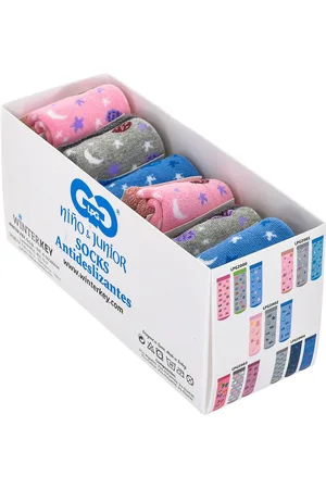 Le Petit Garçon Set-6 anti-slip kindersokken LPG2001
