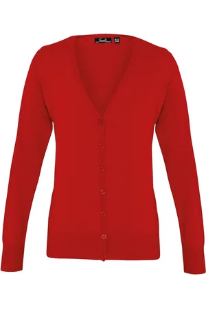 Premier Dames/Dames Katoen Acryl V Hals Vest