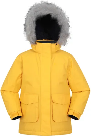 Mountain Warehouse Waterafstotend kinder/kinderjack met Ranger-logo (Mosterd)