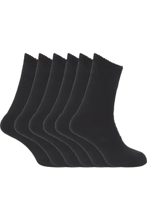 Floso Dames/Dames Premium Kwaliteit Multipack Thermische Sokken, Dubbel Geborsteld Binnenkant (Pakket van 6)