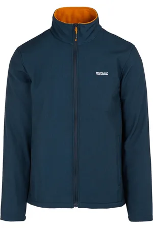 Regatta Heren Cera V Wind Resistant Soft Shell Jas (Marine/Vos Marl)