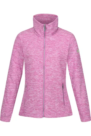 Regatta Dames/Dames Azaelia Marl Full Zip Fleecejack (Stralende Orchidee)