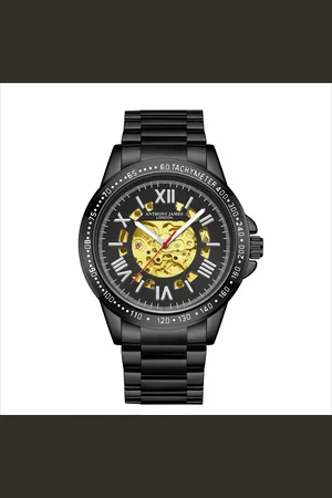Anthony Met de hand gemonteerd, beperkt verkrijgbaar, automatisch Techtonic Black-horloge van