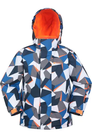 Mountain Warehouse Kinder/Kinder Mogal Geometrisch Ski-jack (Helder )