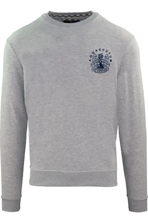 Aquascutum Aldis Chest Logo Grey Sweatshirt