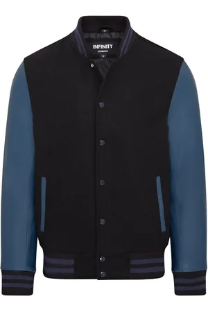 Infinity Letterman honkbalwollen leren Varsity-bomberjack - Genua