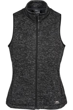 Trespass Dames Mildred Fleece Bodywarmer (Zwart)
