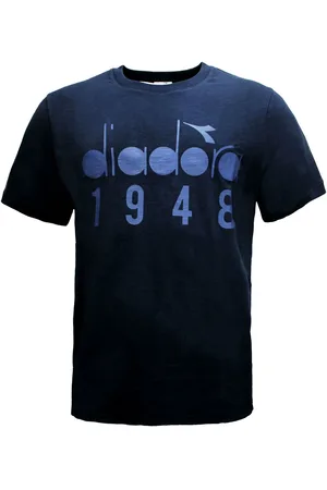 Diadora Dribble Heren Navy T-Shirt