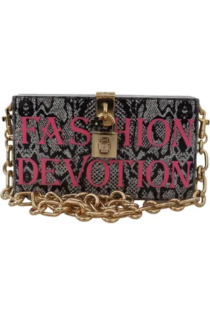Dolce & Gabbana Fashion Devotion Clutch Plexi Sicily Box Portemonnee