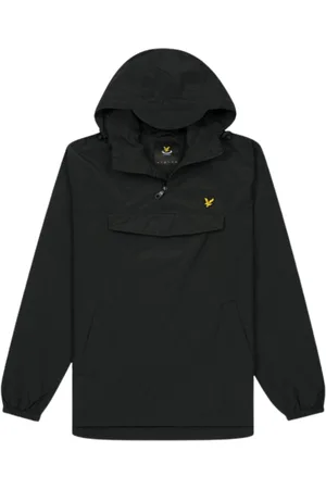 Lyle & Scott Overhead dunne zwarte jas